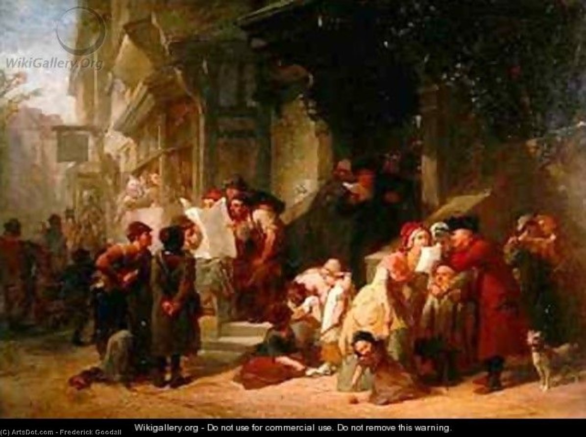 The Village Post Office — Frederick Goodall