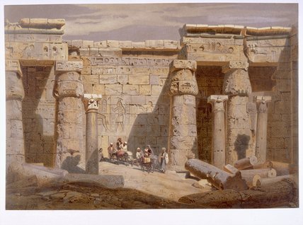 Temple Of Van Medinet — Carl (friedrich Heinrich) Werner