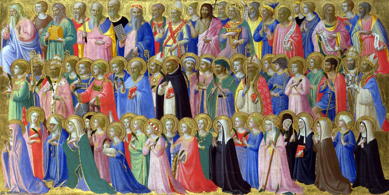 The Forerunners Of Christ With Saints And Martyrs — Fra Angelico