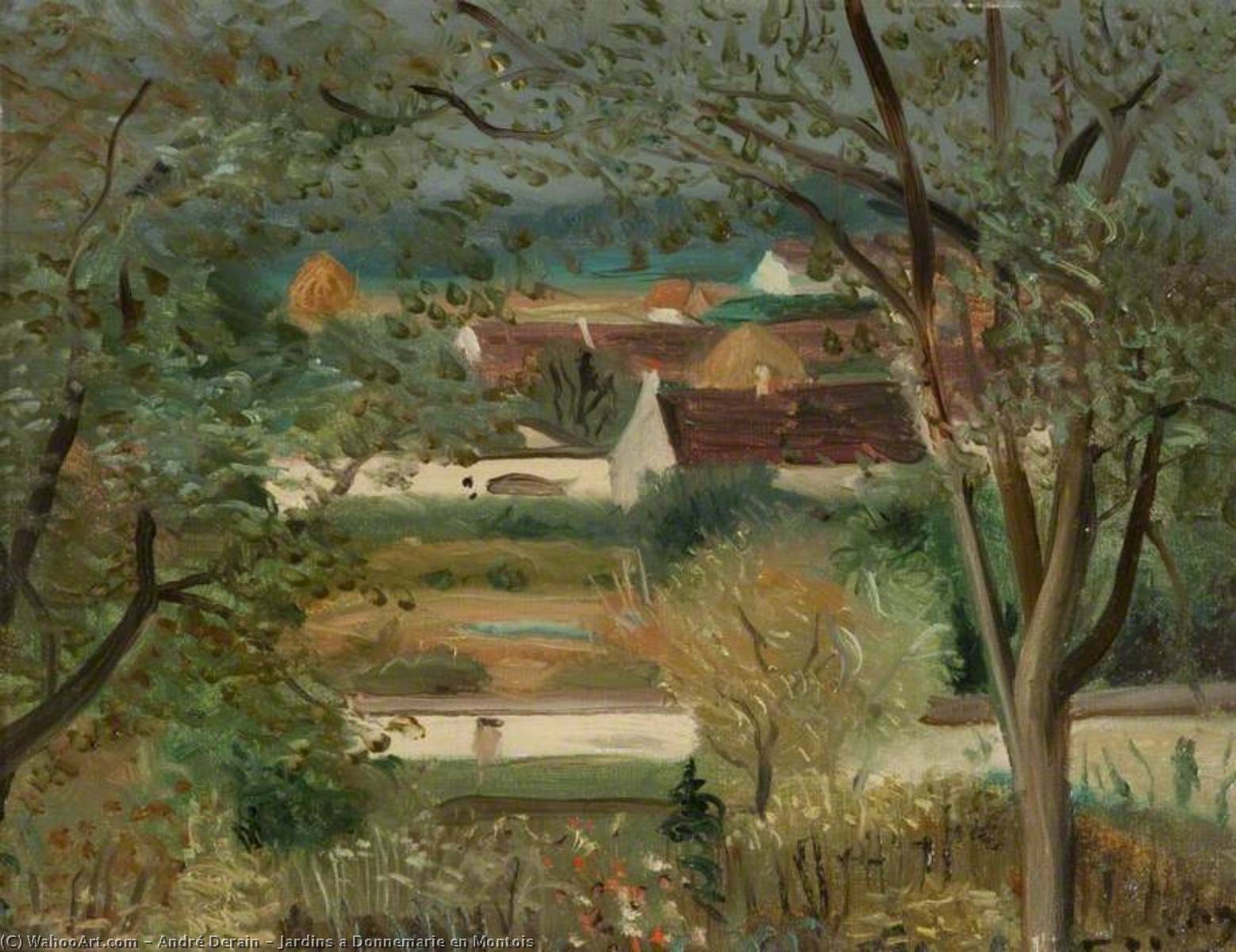 Jardins A Donnemarie En Montois — André Derain