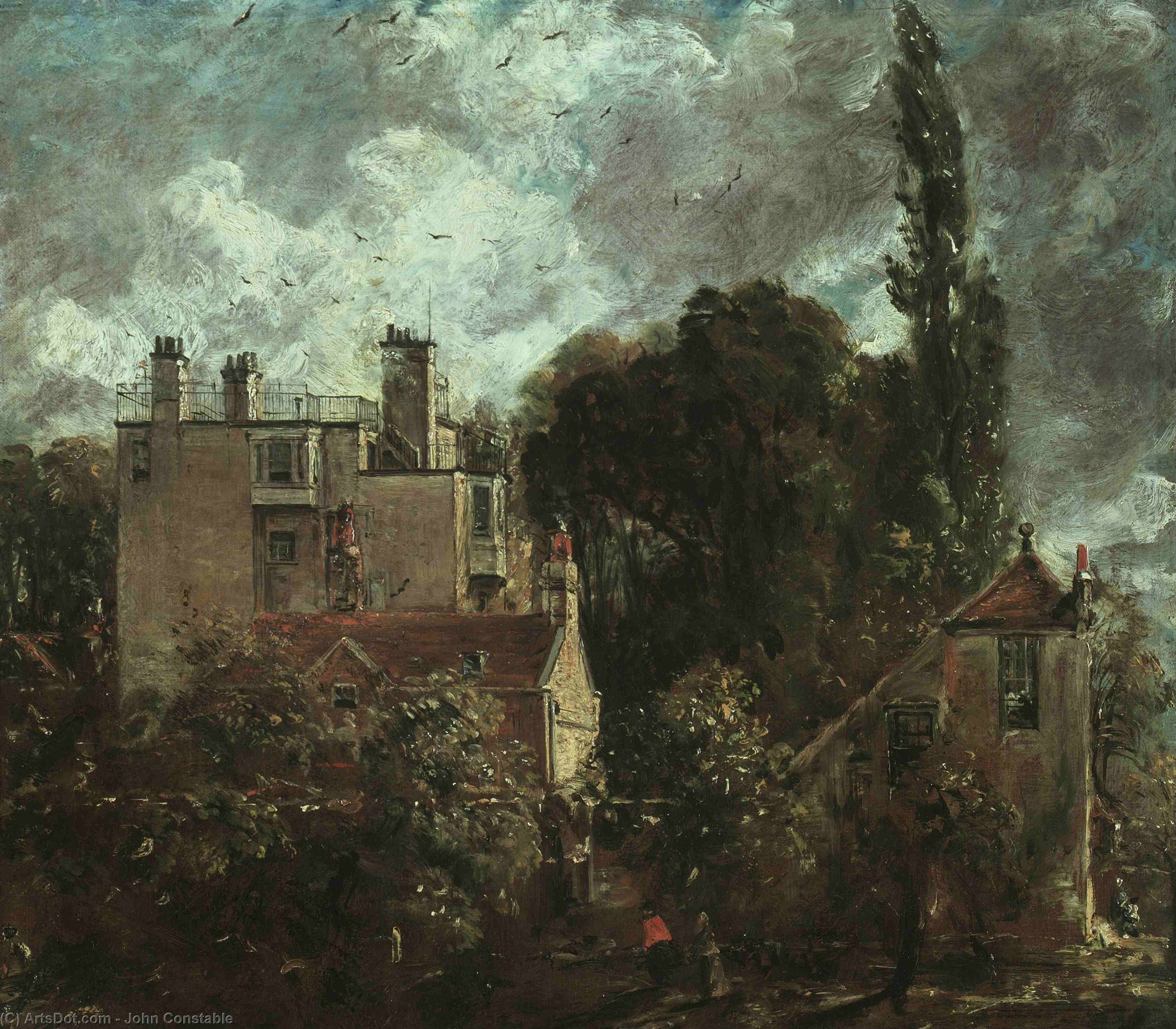 The Grove Or Admiral's House — John Constable
