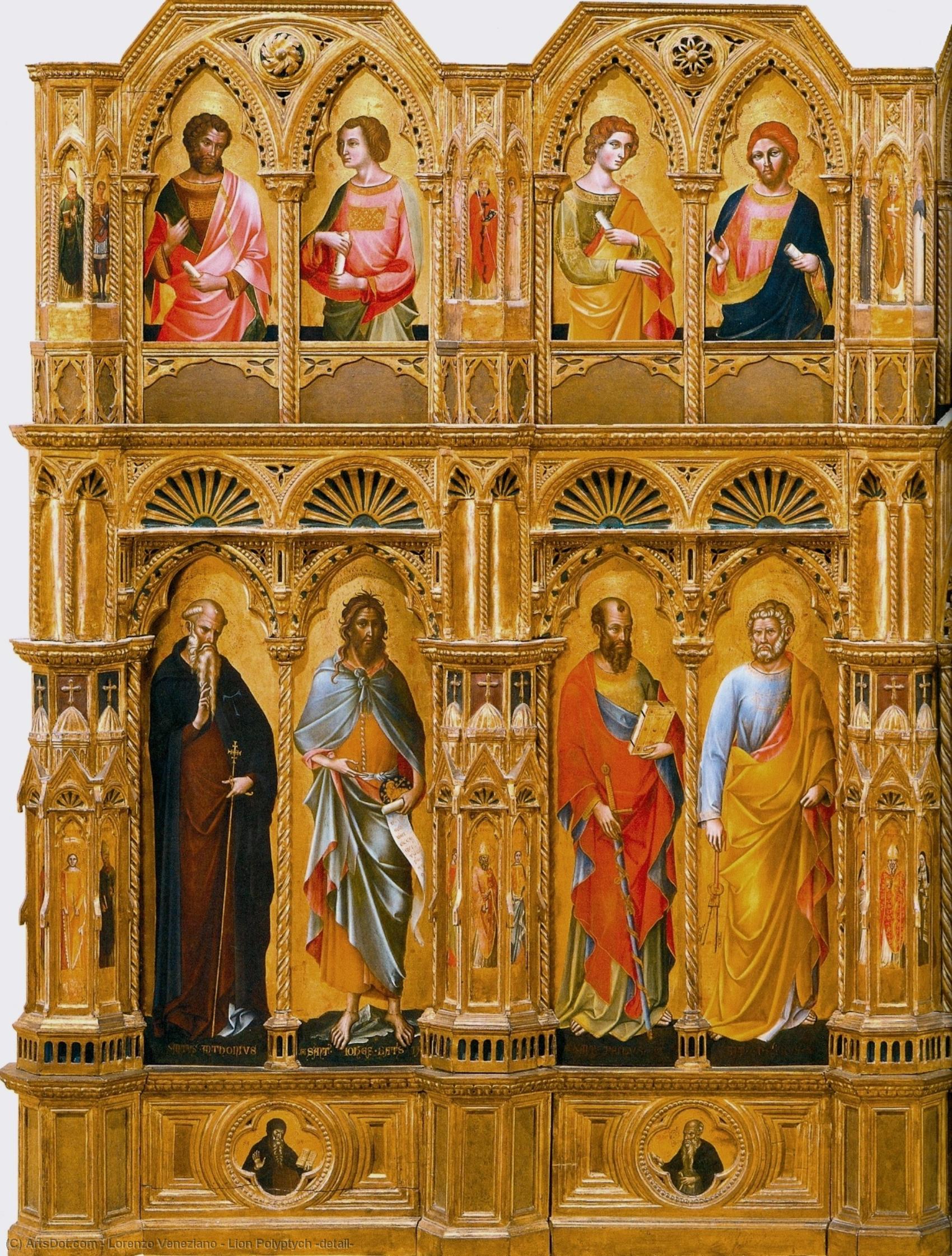 Löwen-polyptychon (detail) — Lorenzo Veneziano