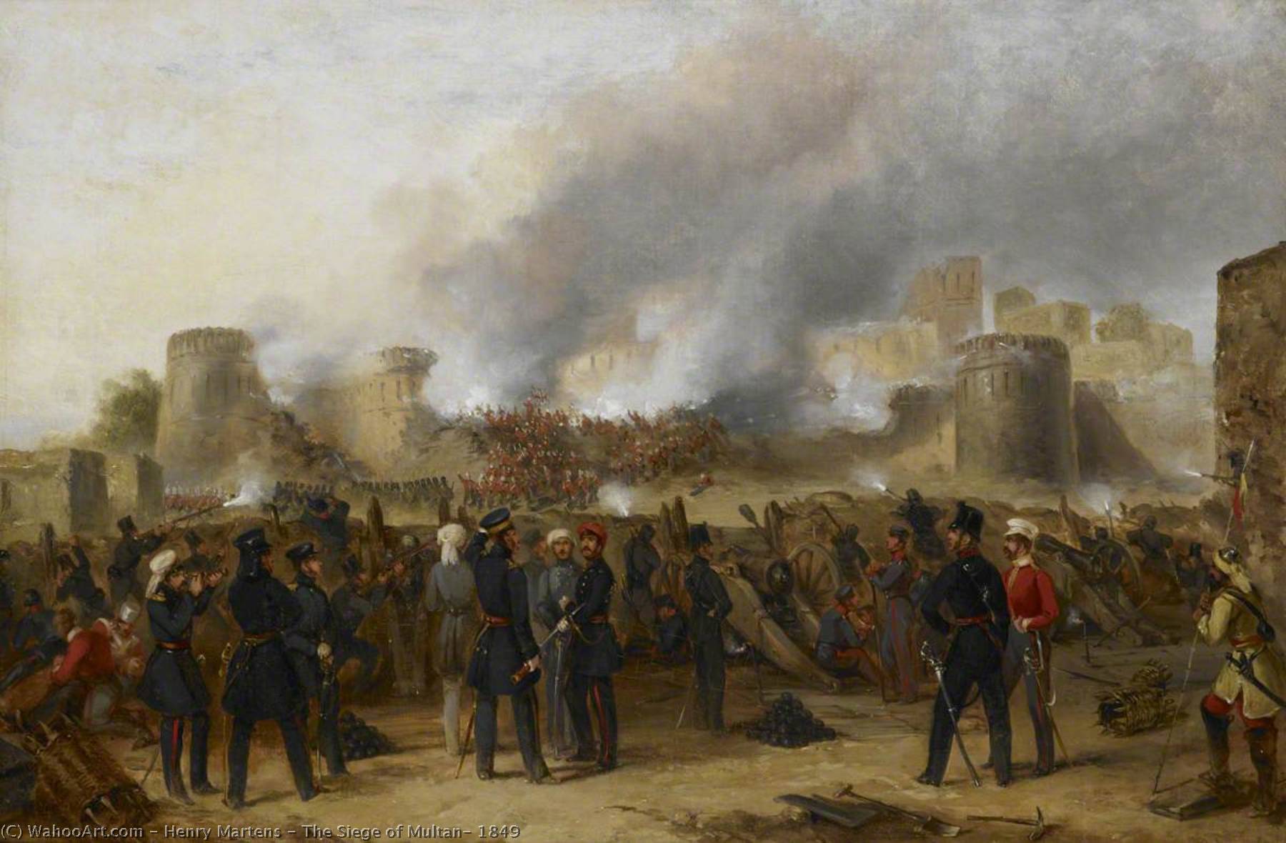 The Siege Of Multan, 1849 — Henry Martens