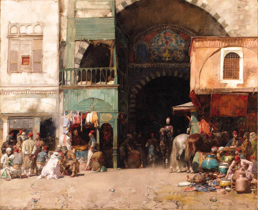 The Bazaar — Alberto Pasini