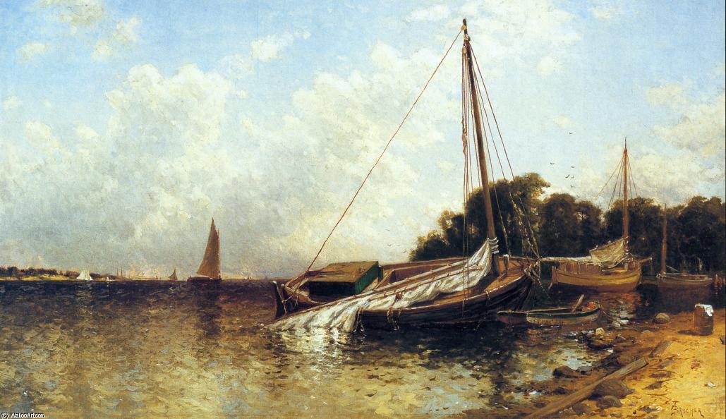 Low Tide, Narragansett Bay — Alfred Thompson Bricher