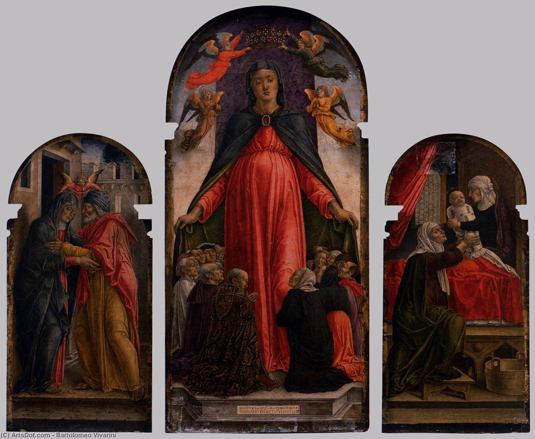 Triptych — Bartolomeo Vivarini
