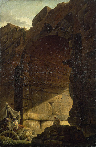 Ruins Of Antique Triumphal Arch — Hubert Robert