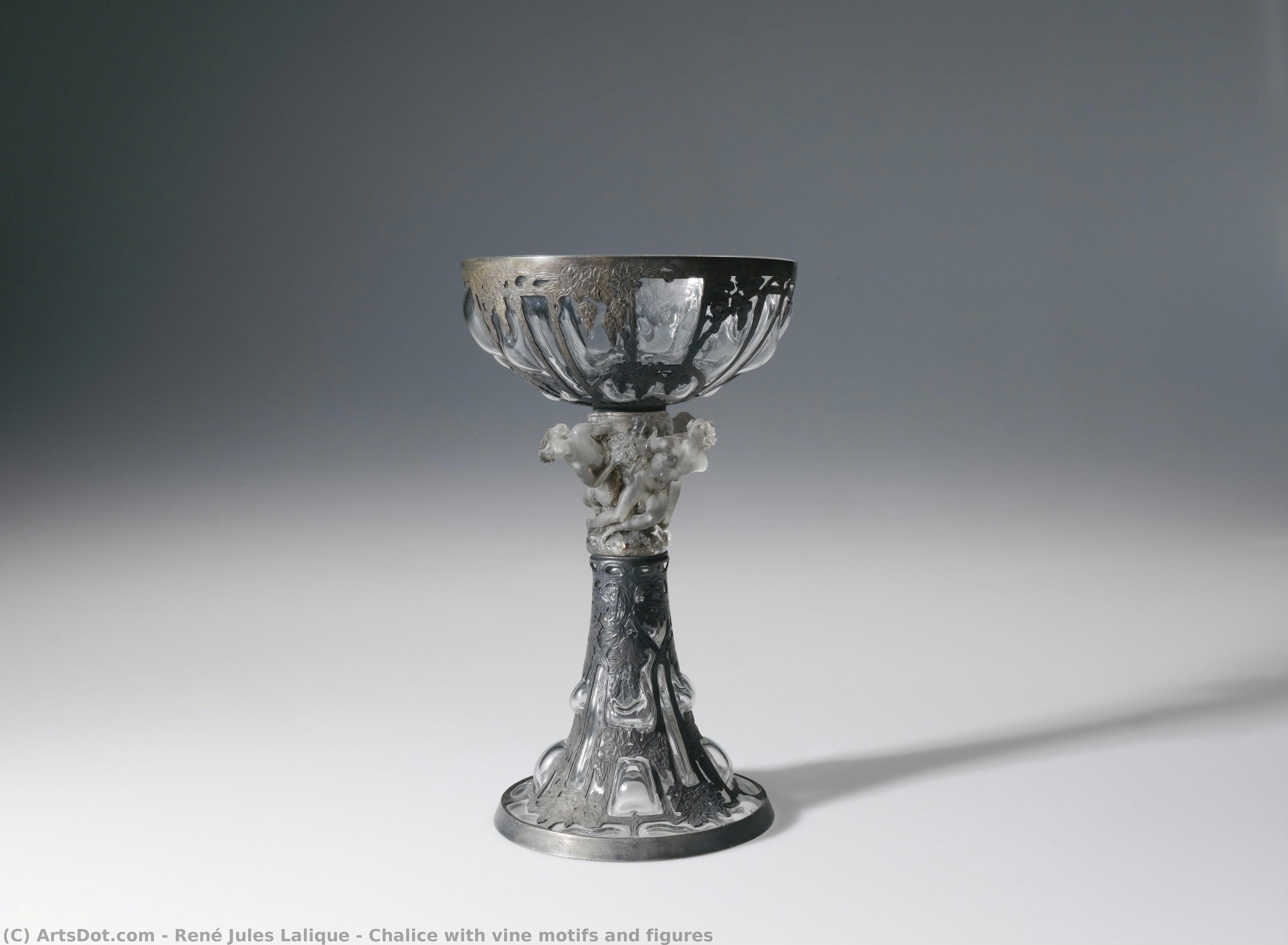 Chalice With Vine Motifs And Figures — René Jules Lalique