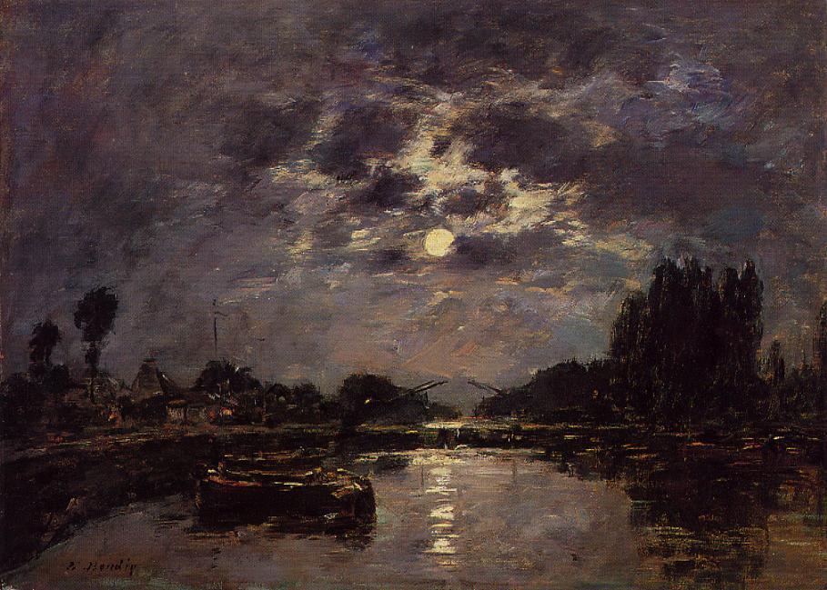 The Effect Of The Moon — Eugène Louis Boudin