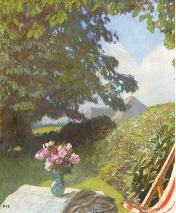 Still Life In A Landscape — Sir George Clausen