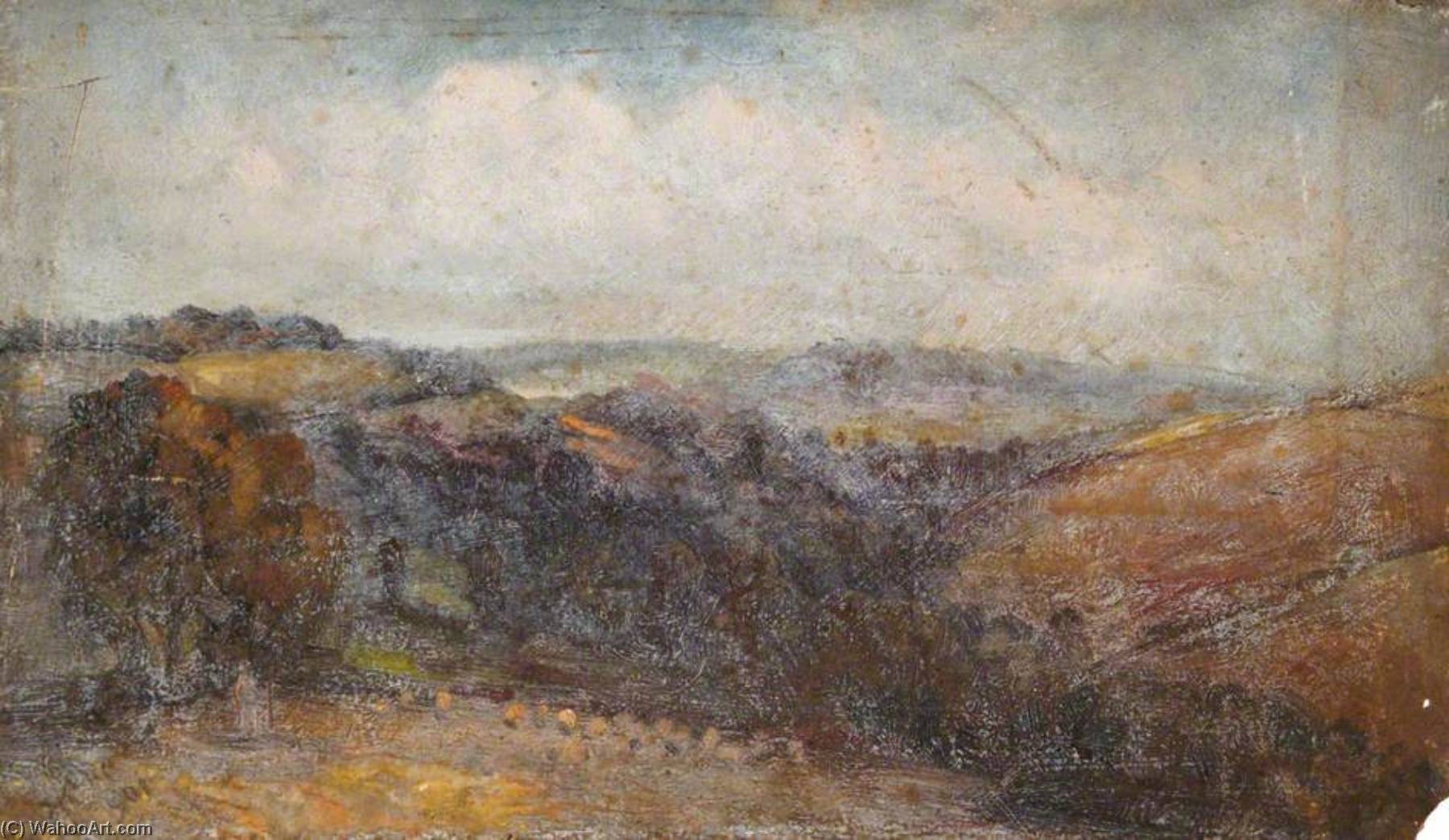 Looking Towards Purley, Surrey, From The Back Window — William Henry Hope