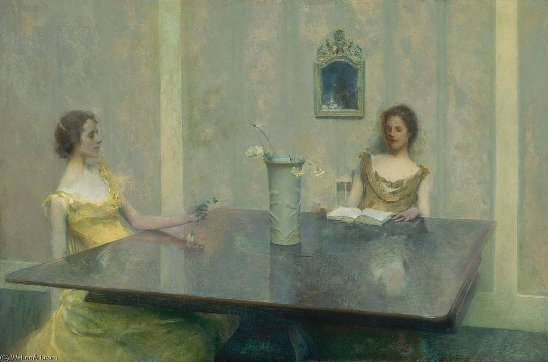 A Reading — Thomas Wilmer Dewing