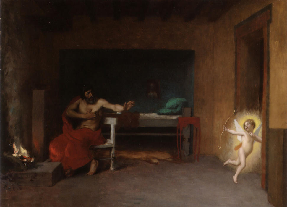 Anacréon 3 (cupidon S'enfuit) — Jean-léon Gérôme