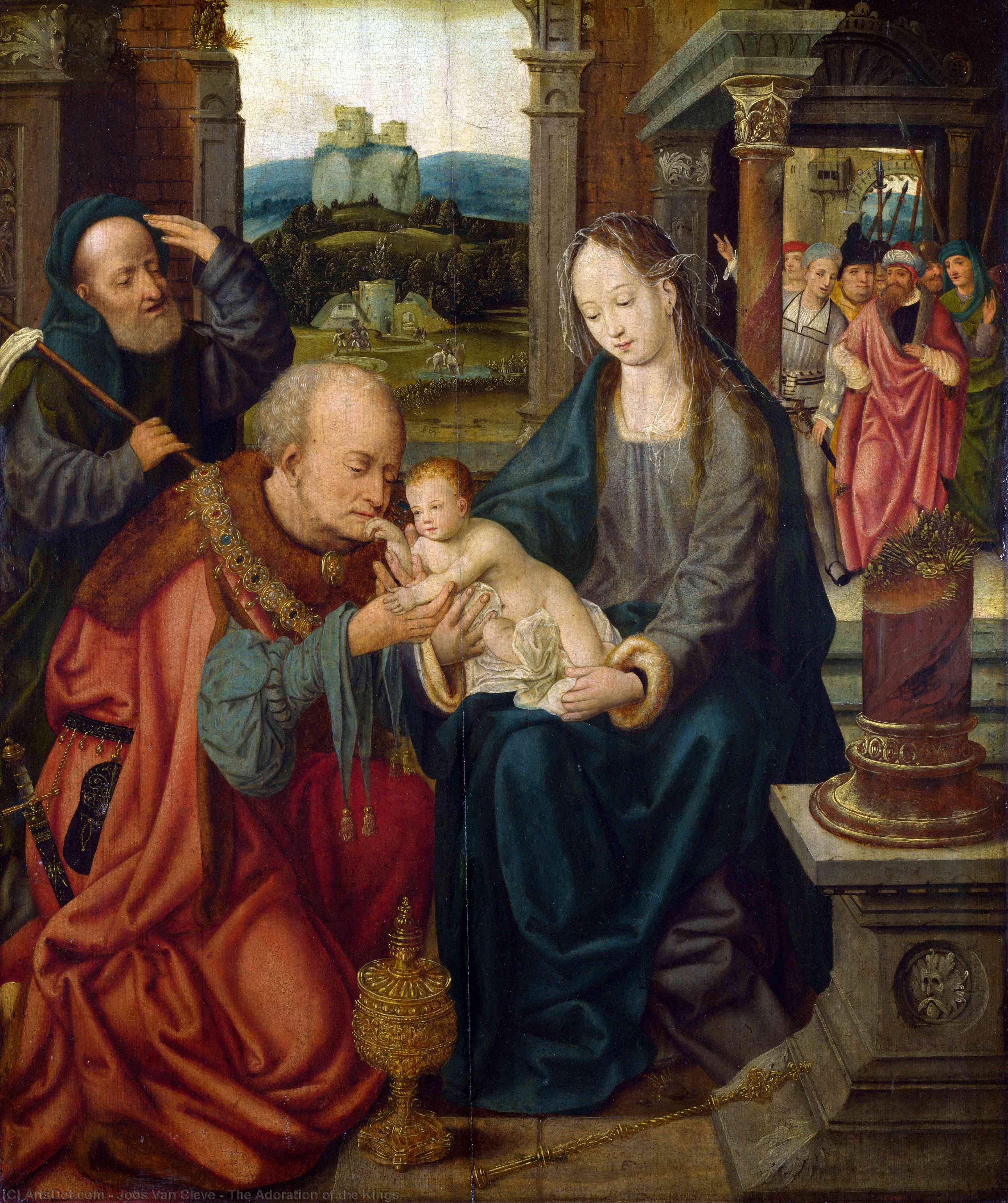 The Adoration Of The Kings — Joos Van Cleve