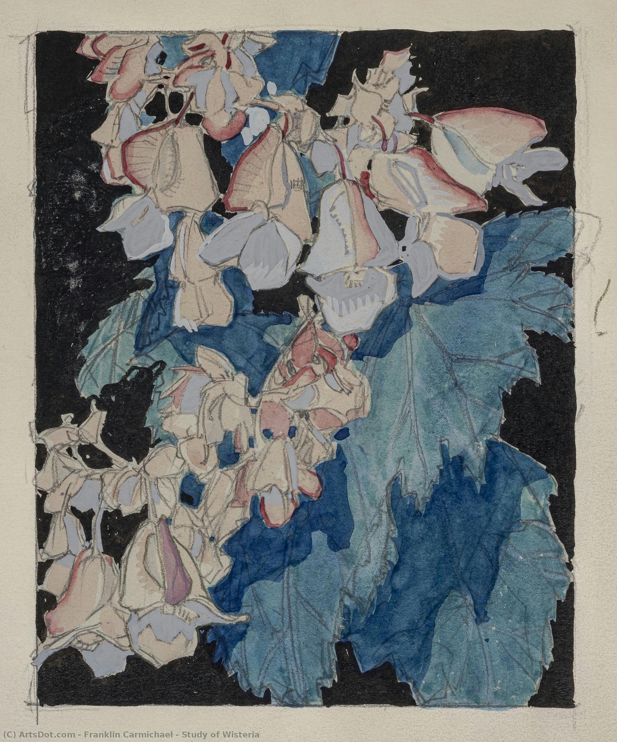 Study Of Wisteria — Franklin Carmichael
