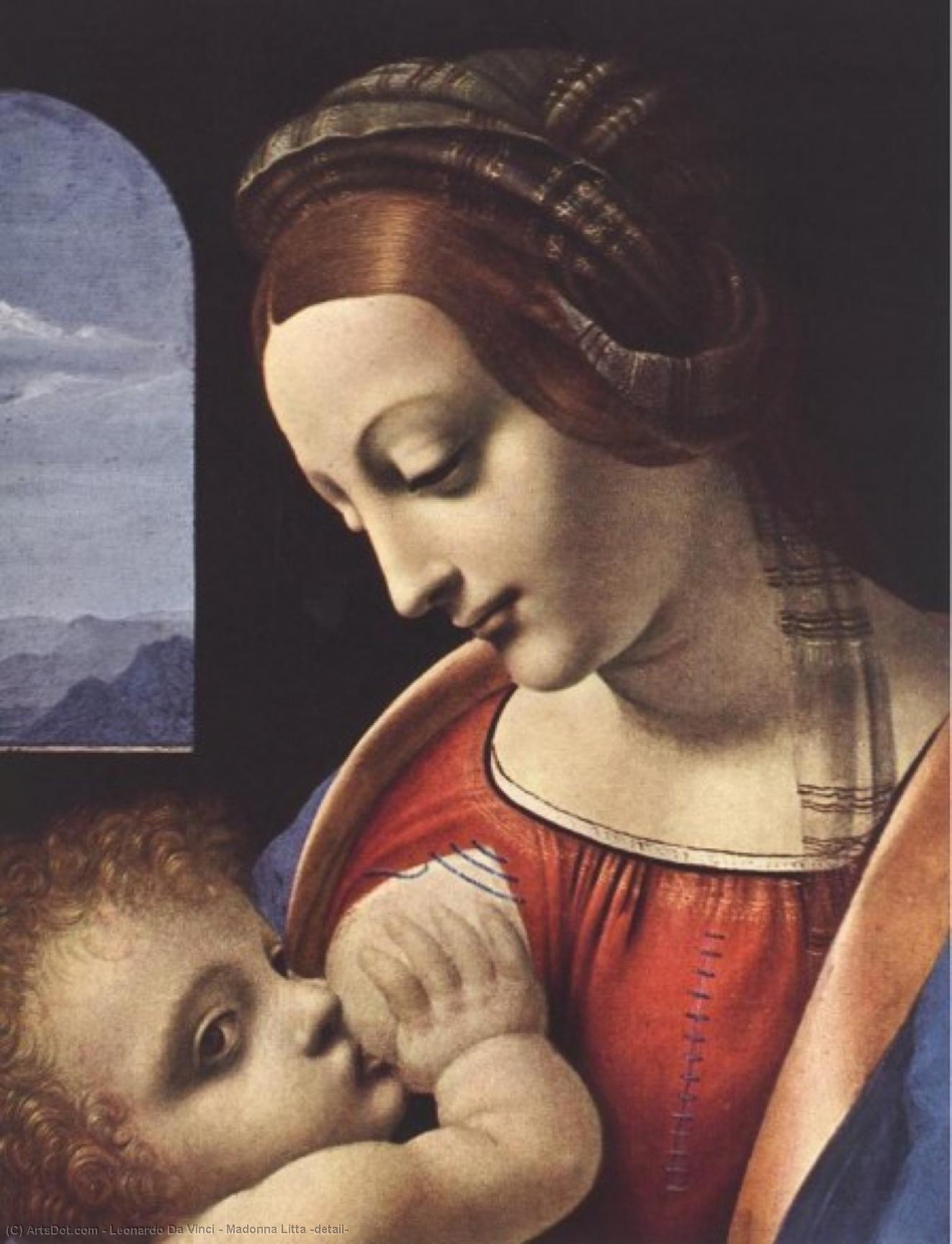 Madonna Litta (detail) — Leonardo Da Vinci