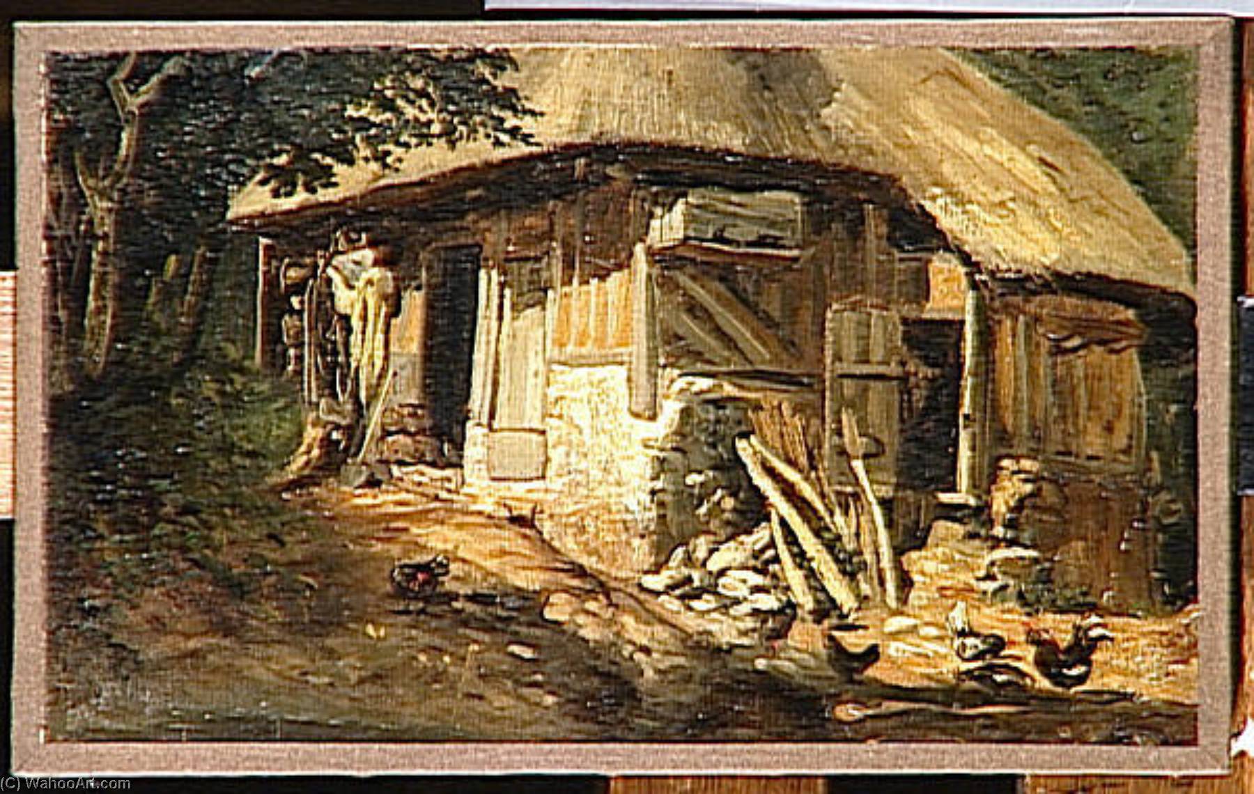 Chaumiere Normande — Paul Huet