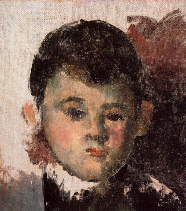 Portrait Of The Artist's Son (unfinished) — Paul Cézanne