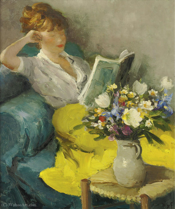 Claudine Reading, (1957) — Marcel Dyf