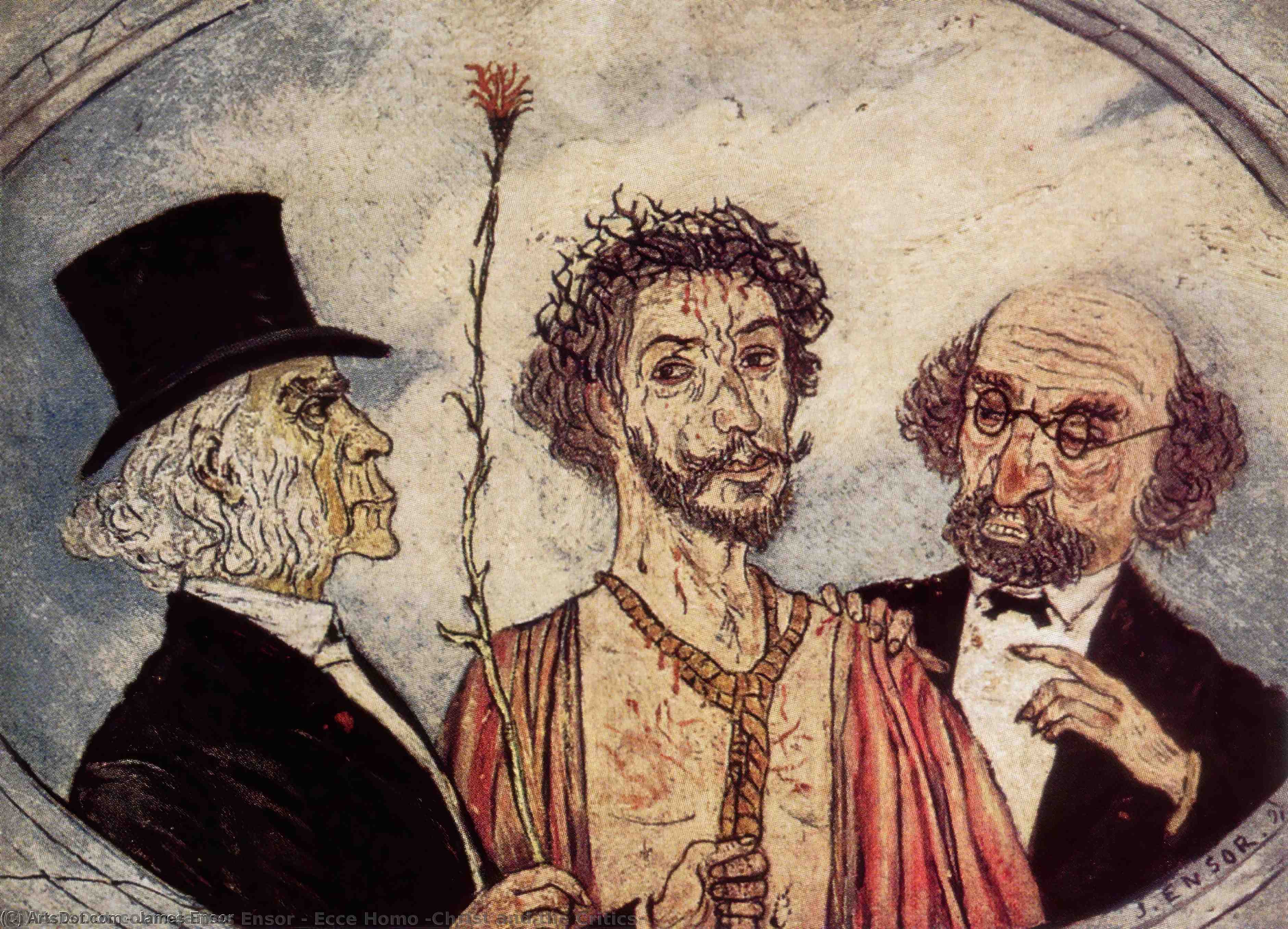 Ecce Homo (cristo Y Los Críticos) — James Ensor