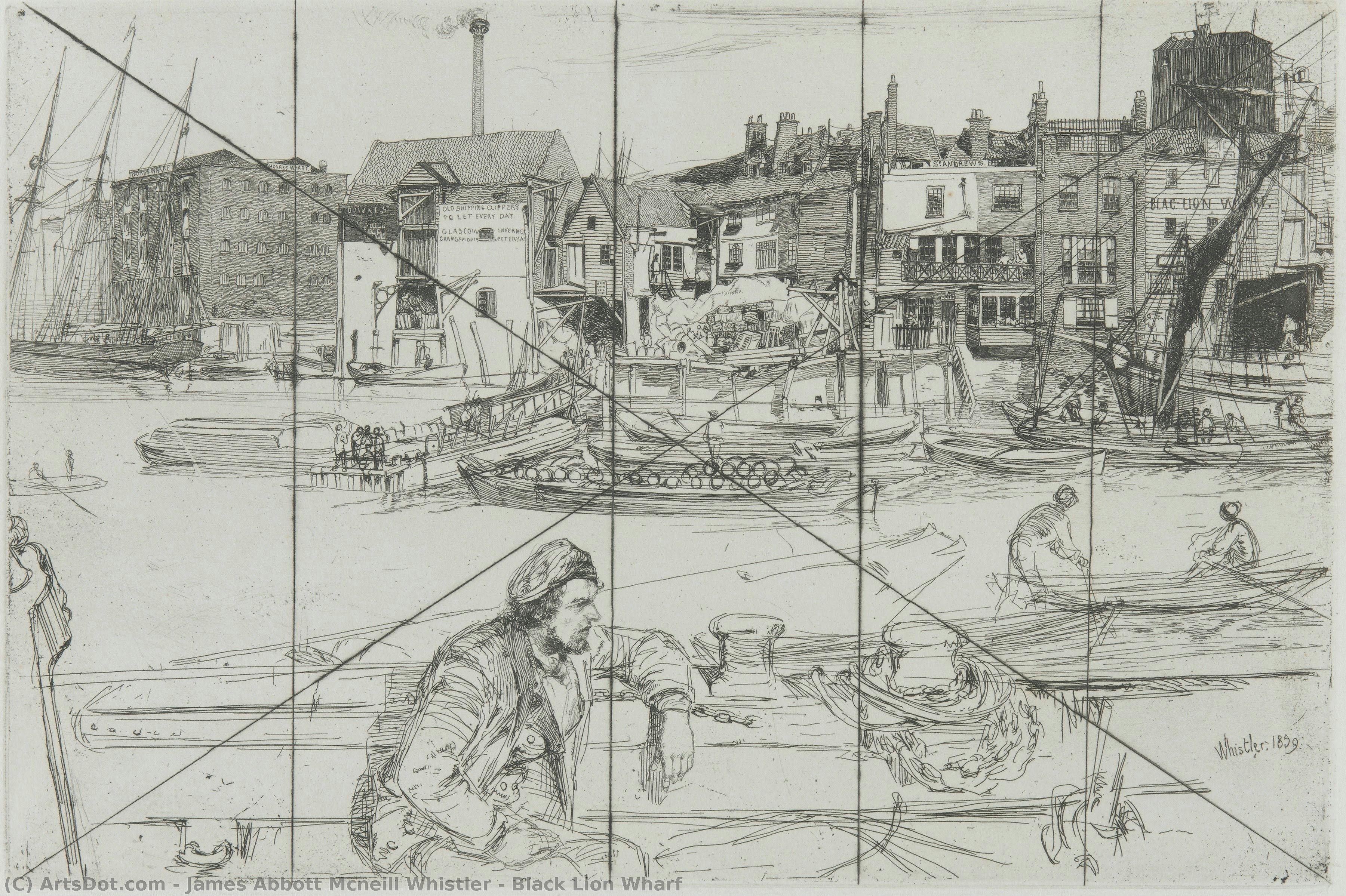 Black Lion Wharf — James Abbott Mcneill Whistler