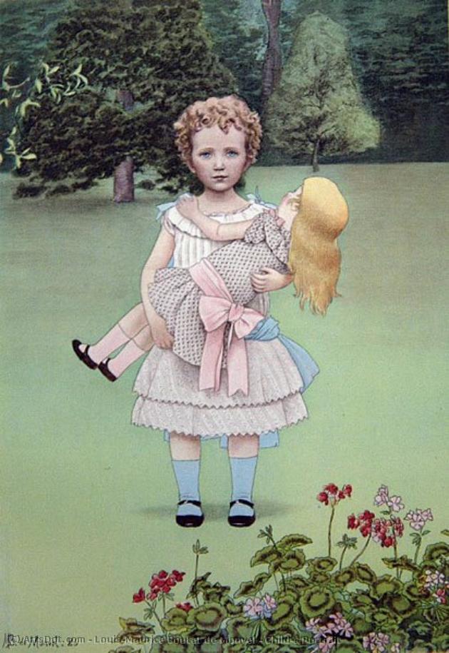 Child's Portrait — Louis-maurice Boutet De Monvel