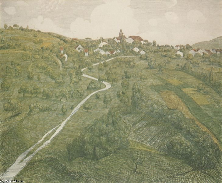 Zeitgenössisches Gemälde — Theophile Alexandre Steinlen