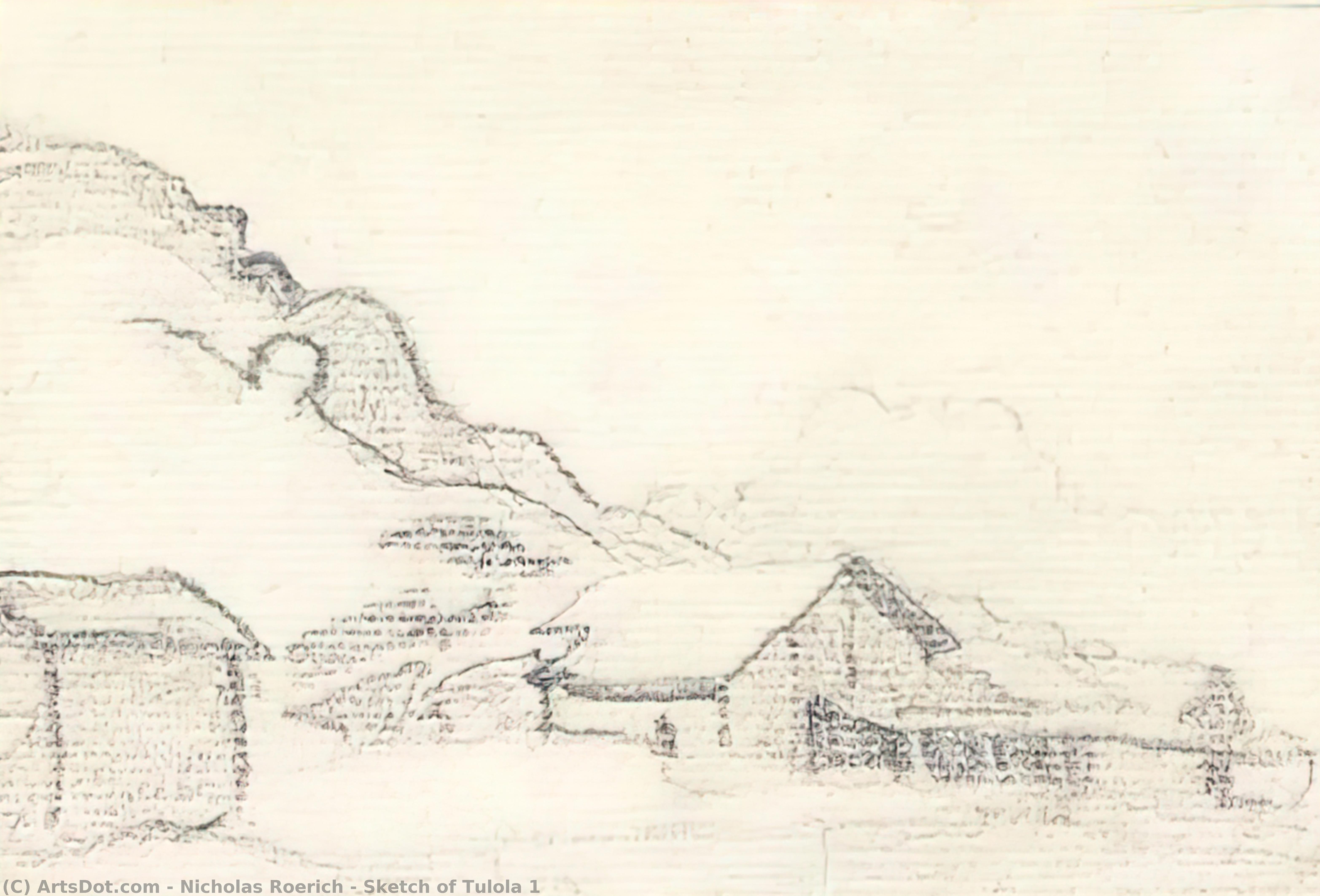 Sketch Of Tulola 1 — Nicholas Roerich
