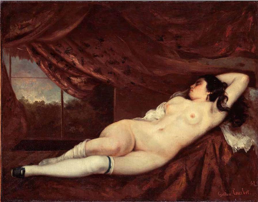 Sleeping Nude Woman — Gustave Courbet