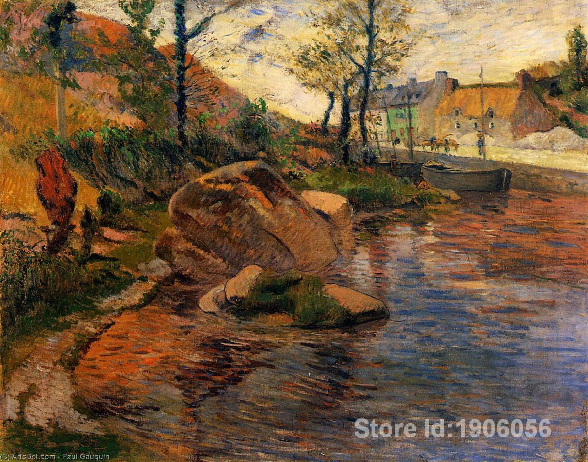 Cove Opposite Pont-aven Harbor — Eugène Henri Paul Gauguin