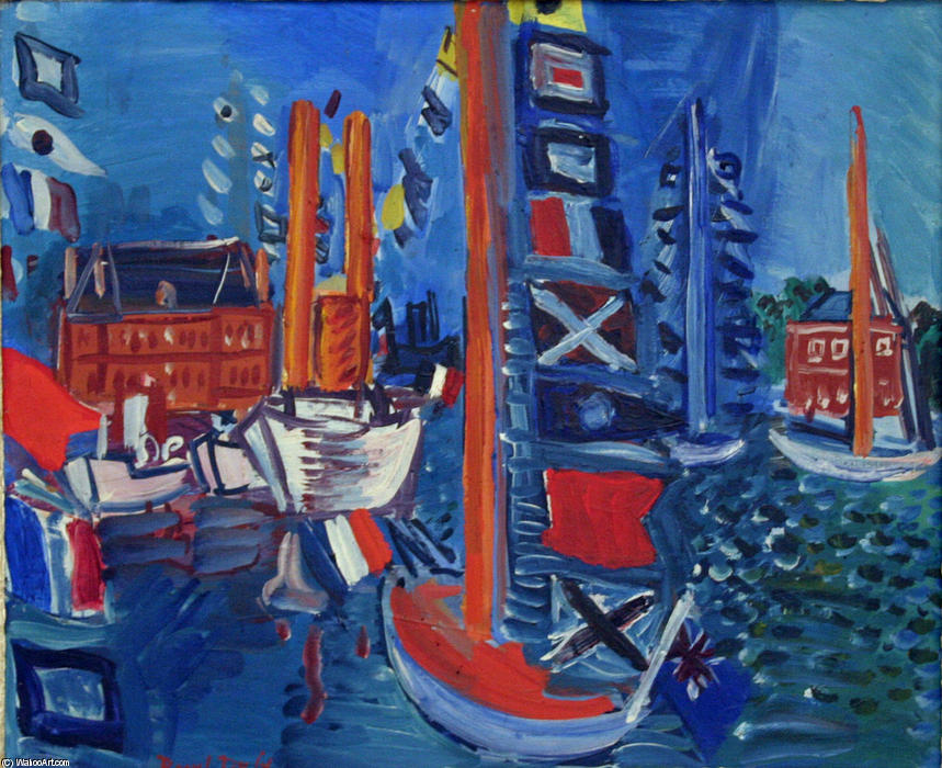 At The Habour — Raoul Dufy