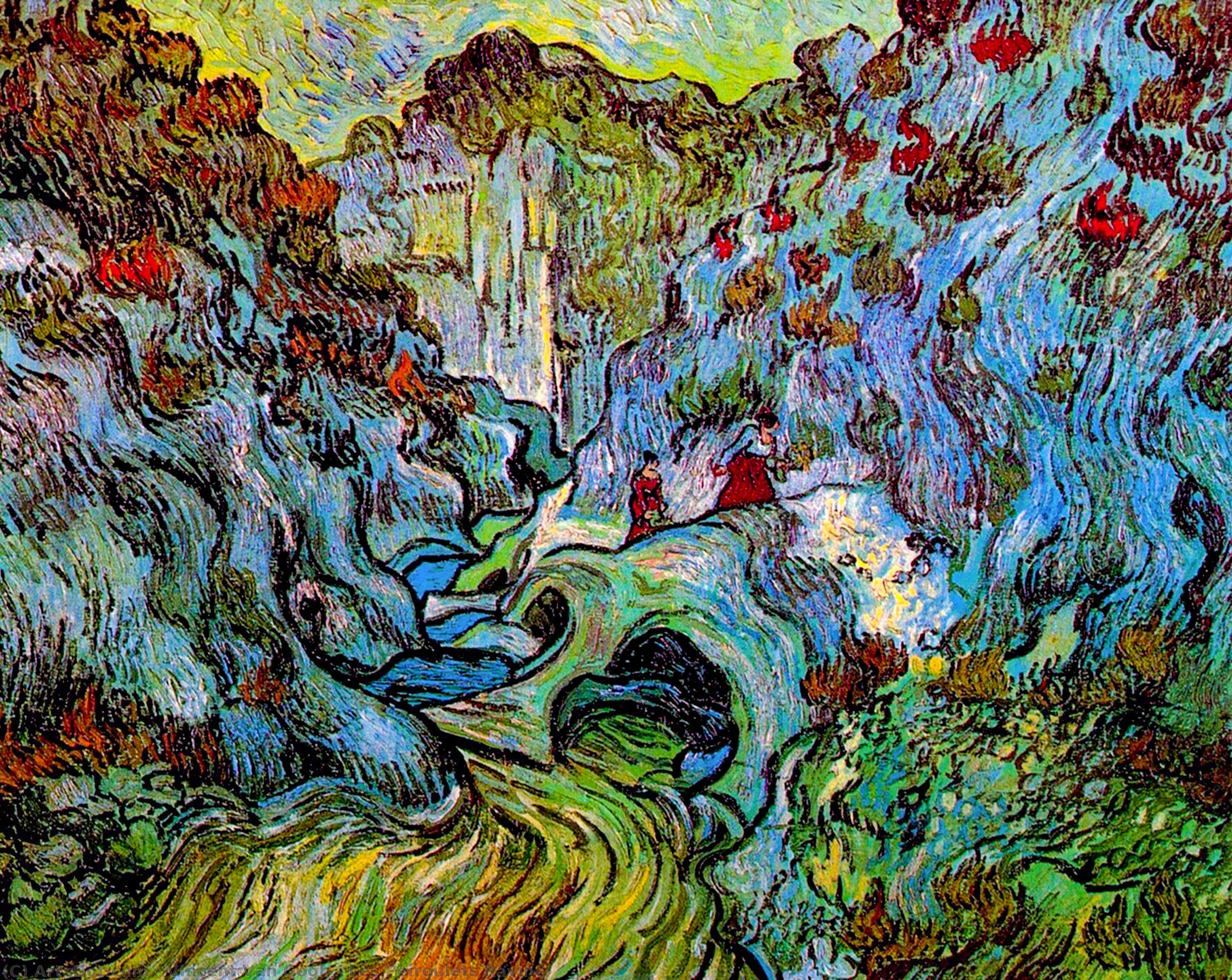 Les Peiroulets Ravine — Vincent Willem Van Gogh