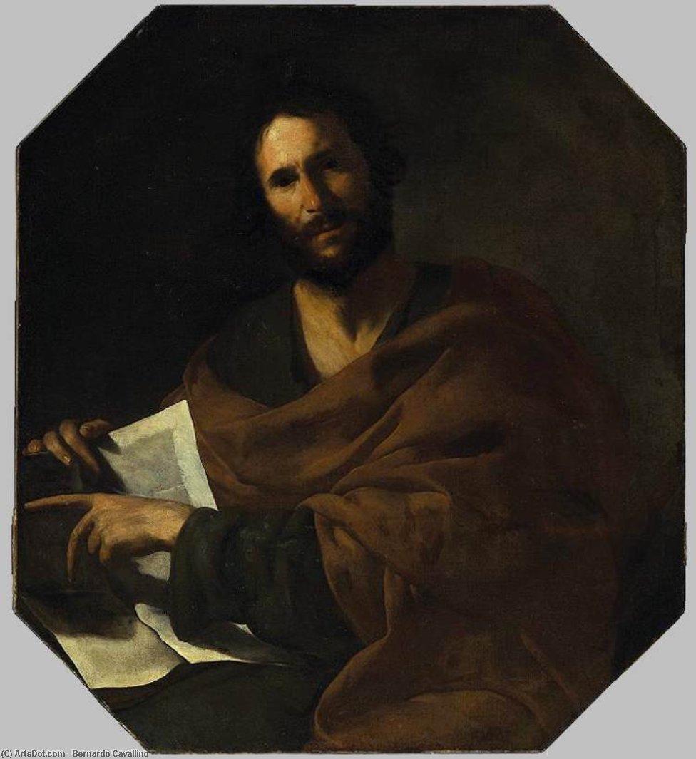 St John The Evangelist — Bernardo Cavallino