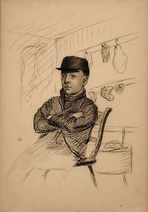 Young Butcher — John Ottis Adams