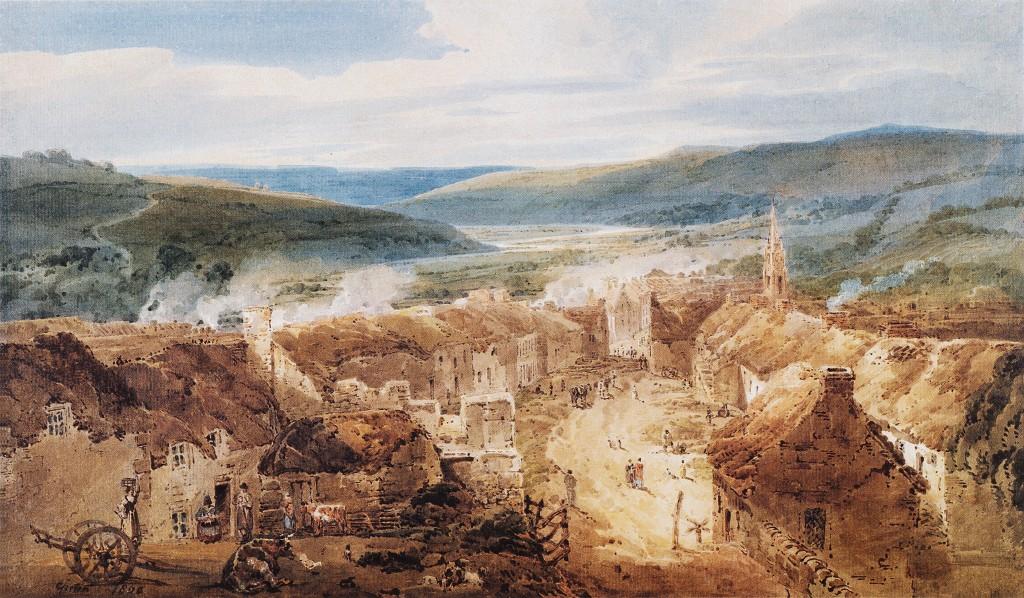 The Village Of Jedburgh, Roxburghshire — Thomas Girtin