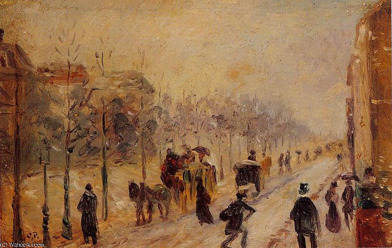 Boulevard Des Batignolles. — Camille Pissarro
