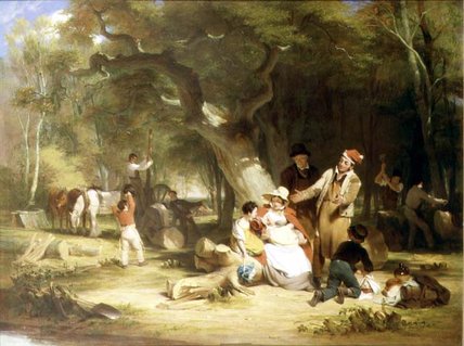 The Woodman's Dinner Hour — William Frederick Witherington