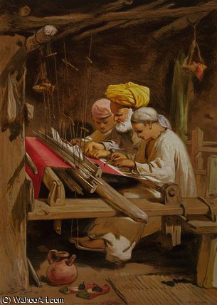 Cashmere Shawls - Weaving — William Simpson