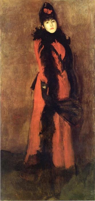 Red And Black: The Fan — James Abbott Mcneill Whistler