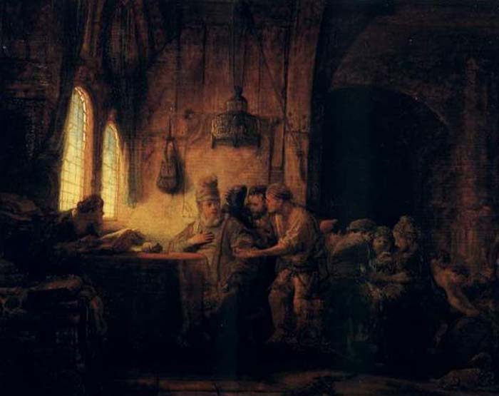 Parabole Des Ouvriers De La Onzieme Heure, St Peters~ea5 — Rembrandt Van Rijn