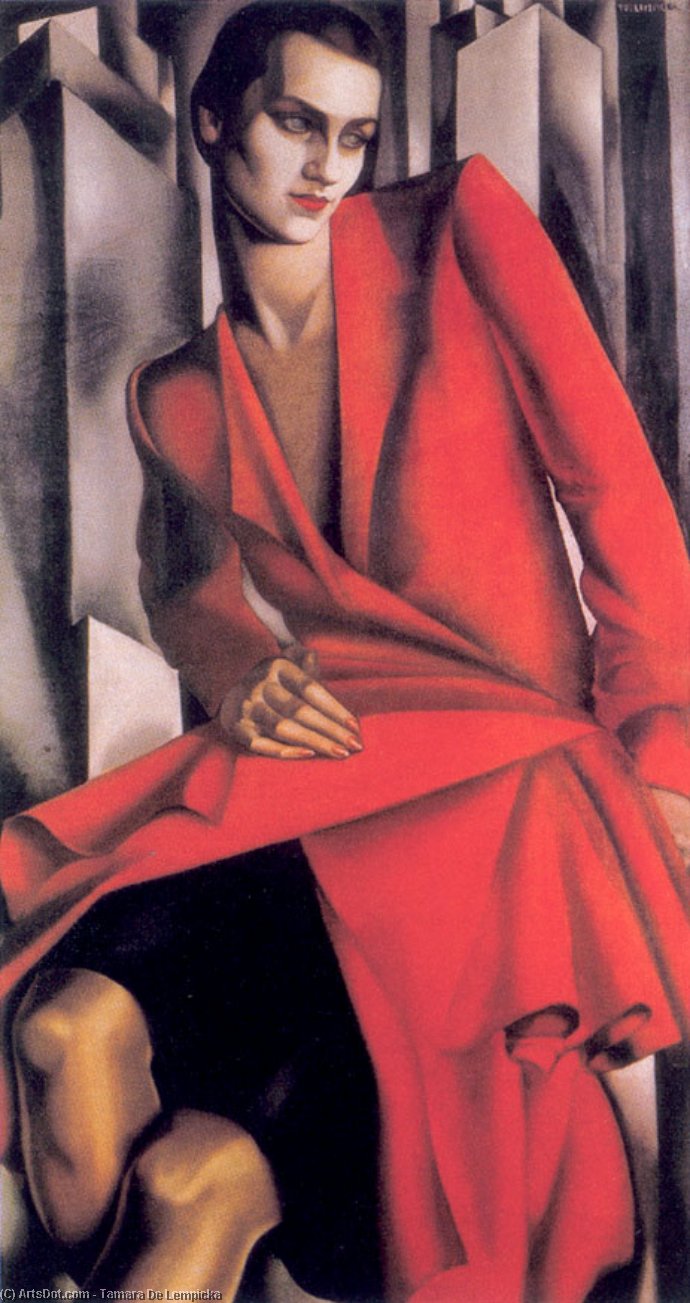 Portrait Of Mrs Bush — Tamara De Lempicka
