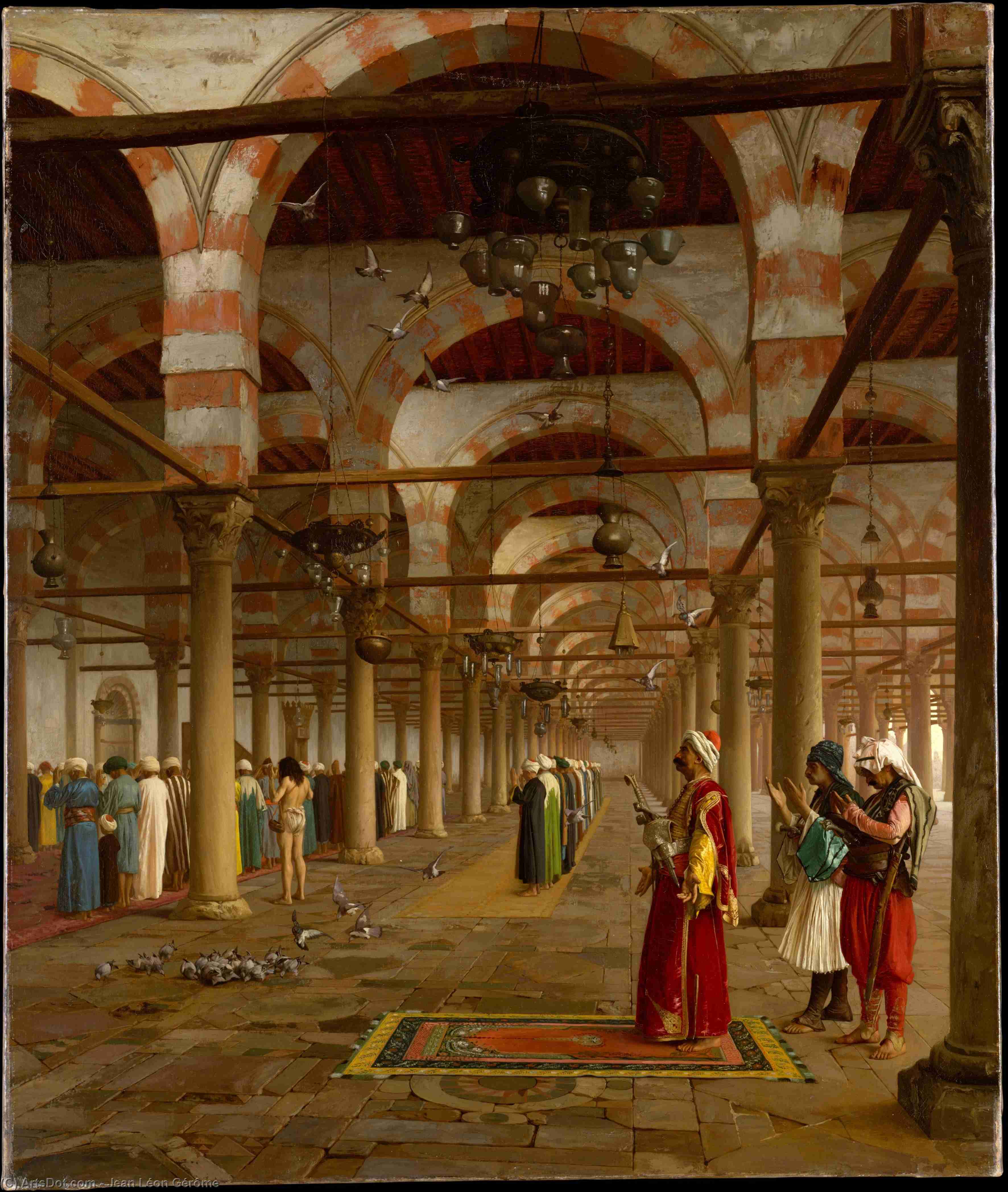 Paryer In The Mosque — Jean-léon Gérôme