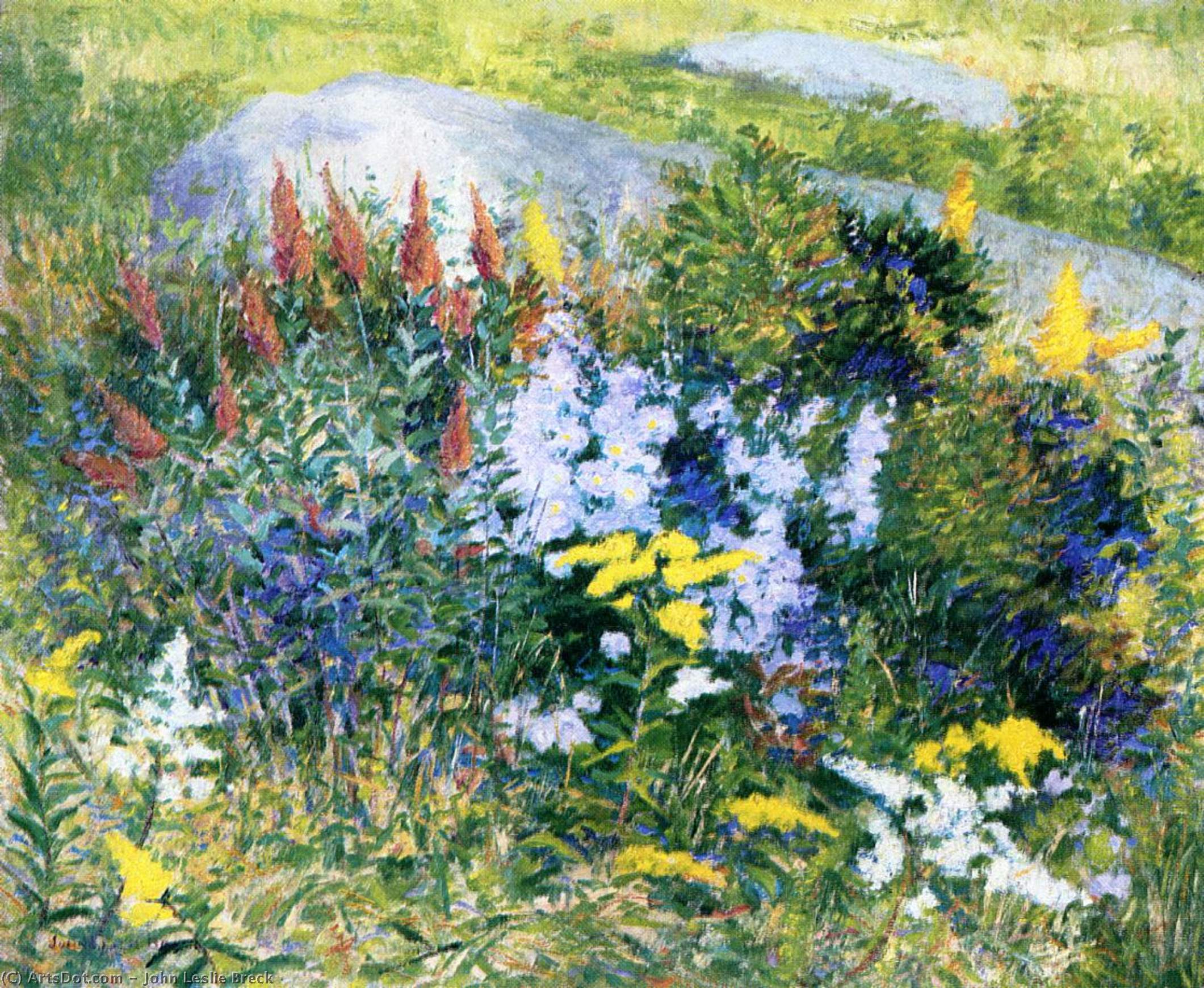 Rock Garden At Giverny — John Leslie Breck