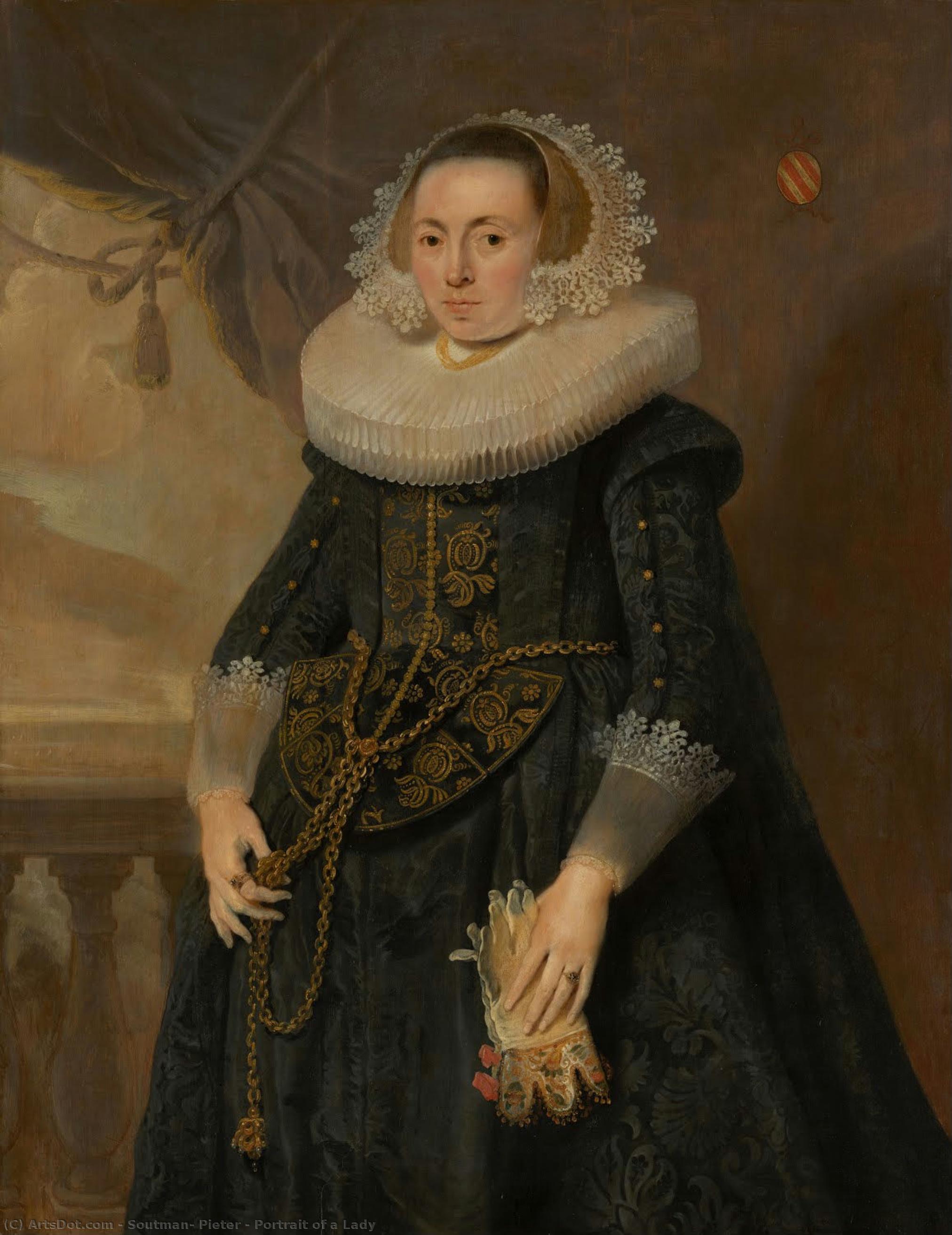 Portrait Of A Lady — Soutman, Pieter