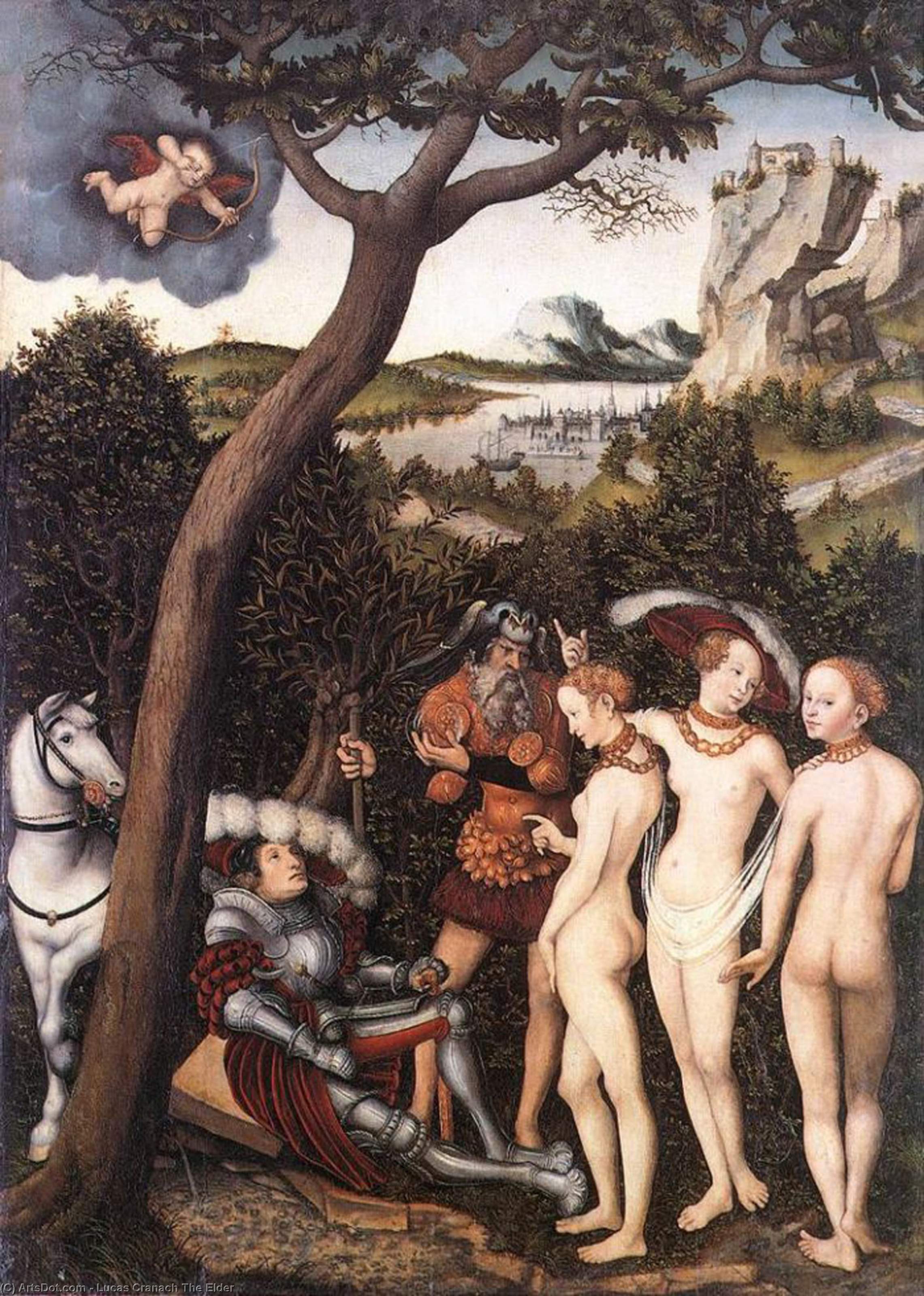 The Judgment Of Paris 1 — Lucas Cranach The Elder