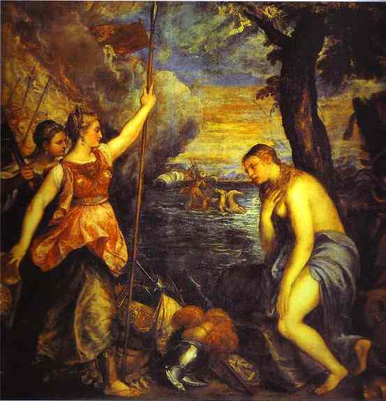 Religion Succored By Spain — Titian