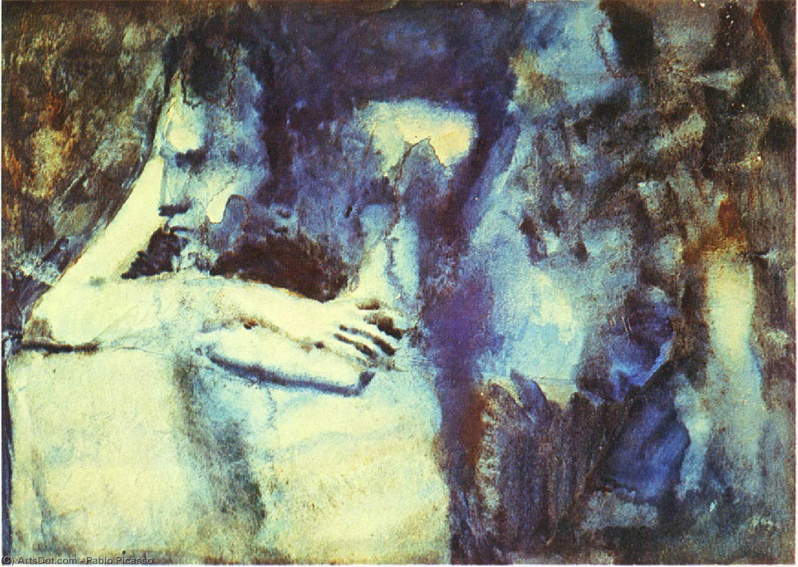 Woman Leaning Ahead — Pablo Picasso