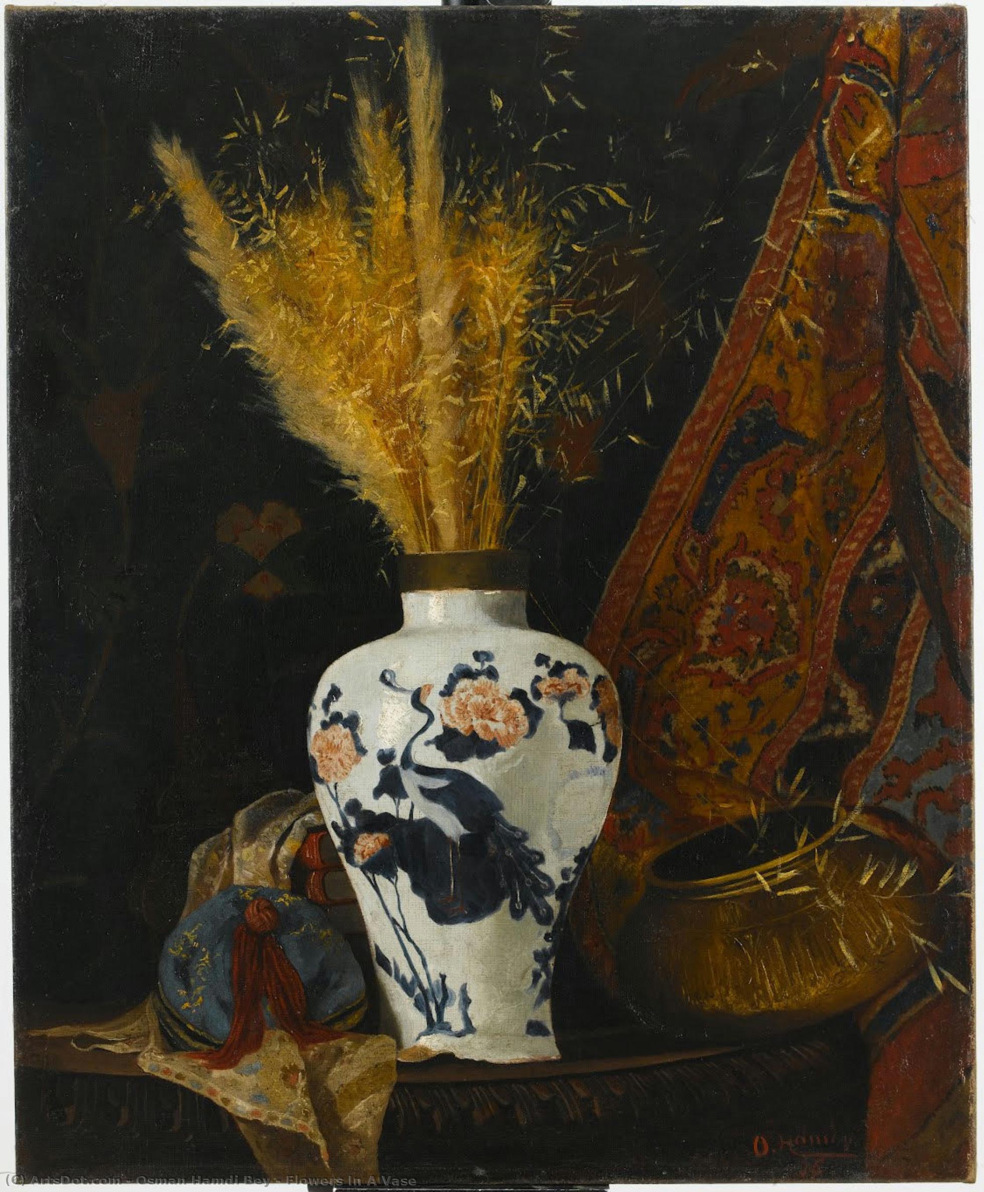 Blumen In Einer Vase — Osman Hamdi Bey