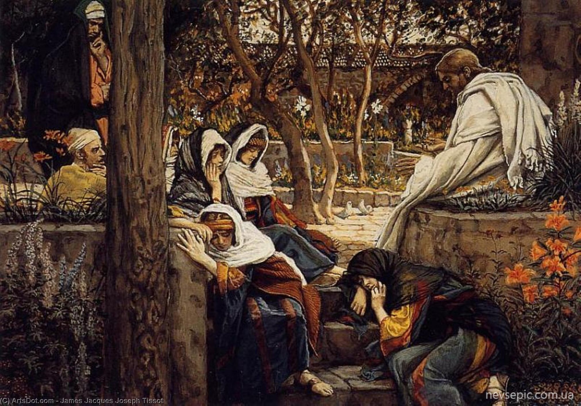 Jesus At Bethany — Jacques Joseph Tissot