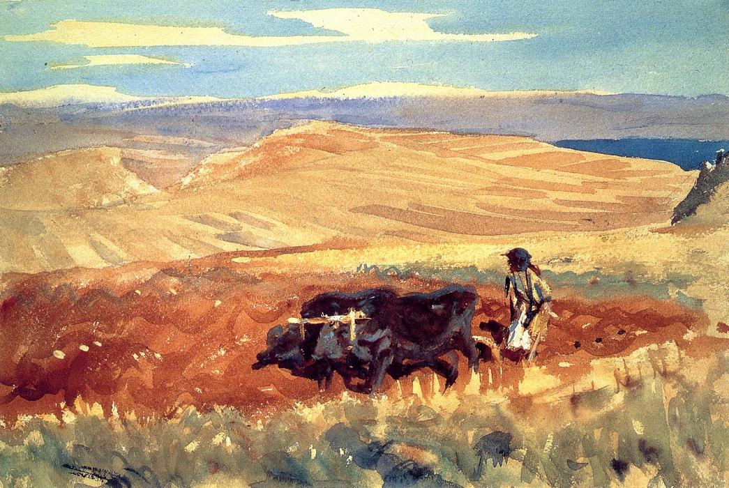 Hills Of Galilee — John Singer Sargent